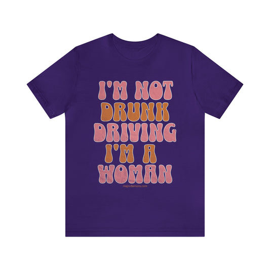 Funny Woman Driver T Shirt